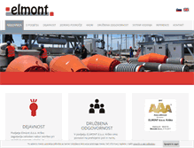 Tablet Screenshot of elmont-kk.si